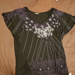 Vanilla Sugar Embellished Top
